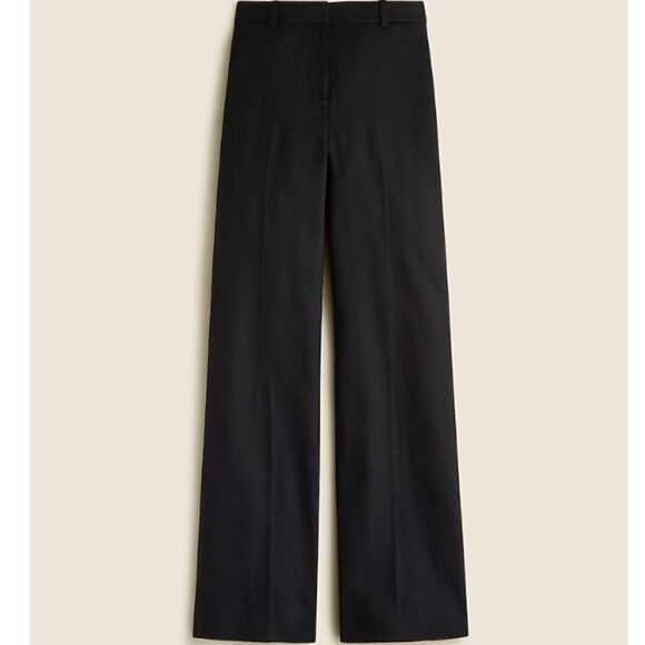 J.Crew Carolina Flare Pant in Stretch Linen Blend – Black – Size 2 – NWT - Picture 4 of 4